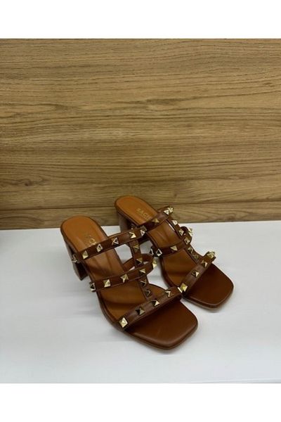 Rachel Papuci casual pentru femei Milano R100 Tan din piele naturală