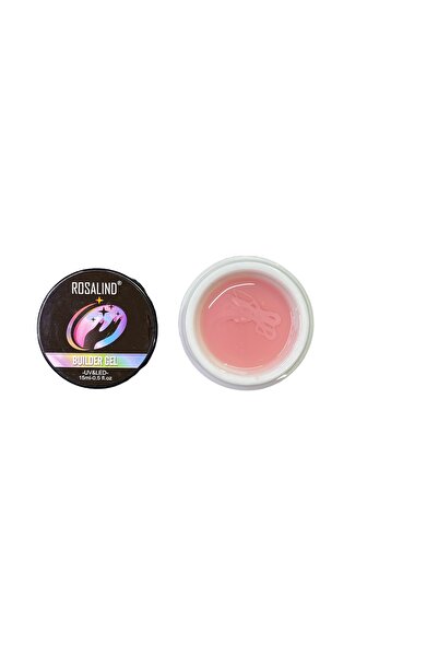 rosalinda ROSALİND PROTEZ TIRNAK JELİ UV BUİLDER JEL 15 ML PEMBE RENK