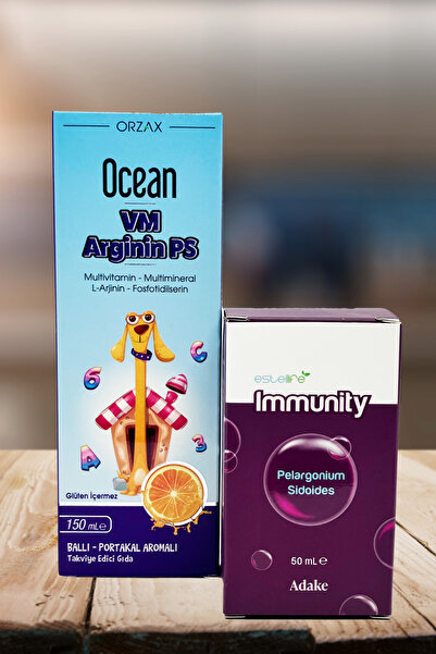 Ocean VM L+Arjinin İçeren Multivitamin Şurup 150 ml-Immunity Bağışıklık Güçle...