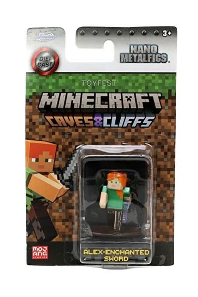 MINECRAFT نانو شخصية معدنية واحدة اليكس السيف الحديدي