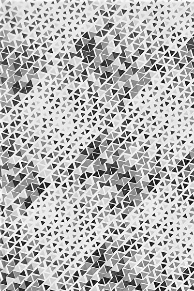 makiteks Cotton Polycotton Geometric Triangles 160x200+2*(50x70) Double Elastic Sheet Set