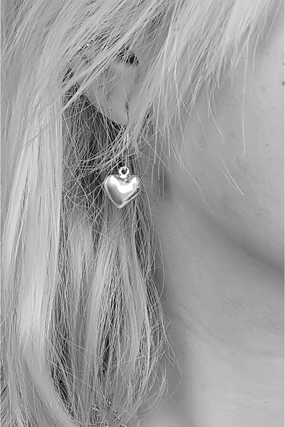 EUROMODA Heart Designed 2-Piece Chain Necklace Earrings Bracelet Set Valentine's Day