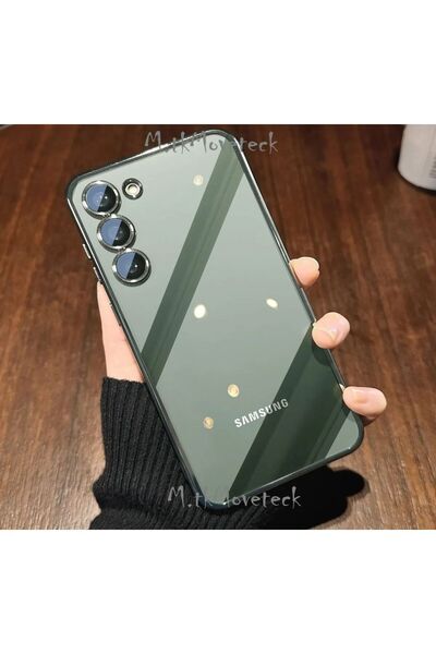 m.tk moveteck Samsung Galaxy S24 Plus Kılıf Tam Kamera Korumalı Metalik Parla...