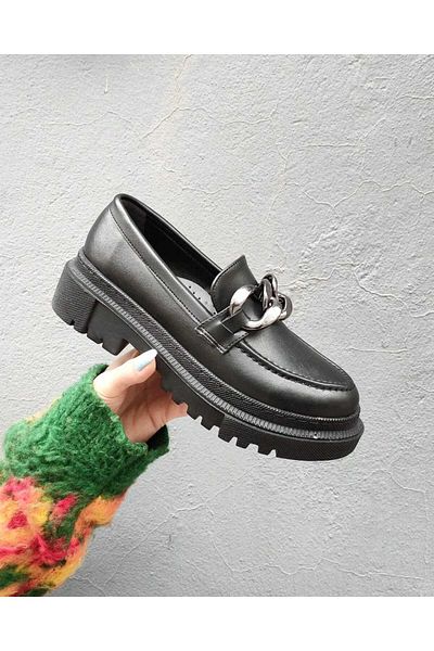Neco ψηλή σόλα casual παπούτσια πόρπη λεπτομέρεια μαύρη σόλα πολυ