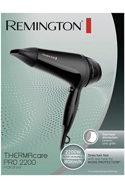 Remington Evrekala Shop Saç Kurutma Makinesi Remington Pro Fön Makinesi-Yetkili Evrekala- 2200 Watt Thermacare
