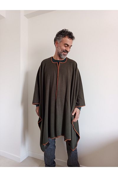 arslan deco Polar Poncho Shawl, Polar Jacket, Authentic Cardigan, Camping Shawl