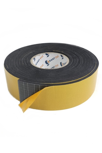 BANT EVİ Epdm Kauçuk Sünger 5mm 30mmx5m Kendinden Yapışkanlı Yalıtım Bandı