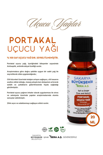 SBB SERA زيت البرتقال العطري 20 مل - نباتي حلال طبيعي 100% معتمد