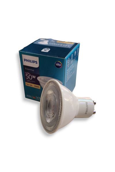 Philips Essential 4,7W = 50W LED AMPUL GU10 345 Lümen 3000K Sarı Işık Led Projem Ampul