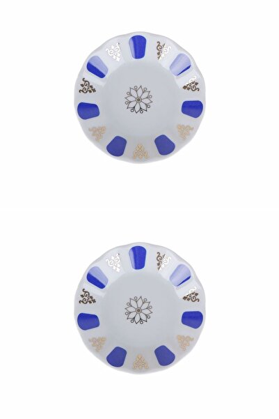 Porland Blue Gilded Tea Plate 11cm 2 pcs 04POR005232