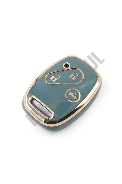 EBG İSTANBUL Honda Civic Fd6 Crv Accord 3 Button Nano Key Case GREY Gold Color