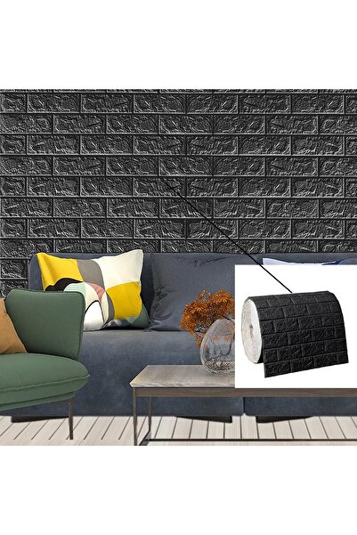 Renkli Duvarlar Kendinden Yapışkanlı Esnek Köpük Duvar Kağıdı Paneli 3d Boyutlu Tuğla Desen