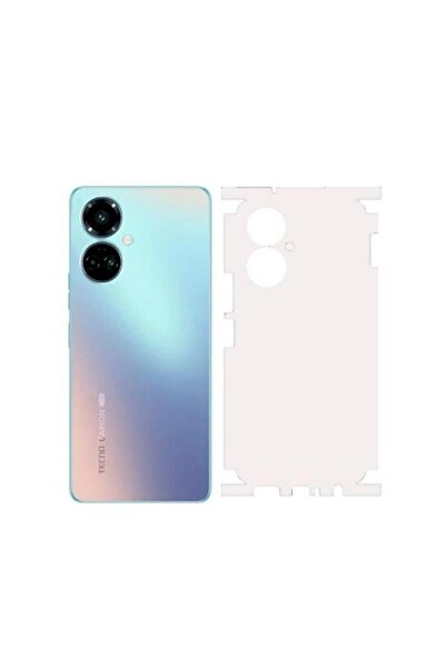 Ecr Mobile Tecno Camon 19 Pro ile Uyumlu MAT Arka Kaplama
