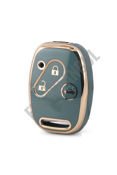 EBG İSTANBUL Honda Civic Fd6 Crv Accord 3 Button Nano Key Case GREY Gold Color