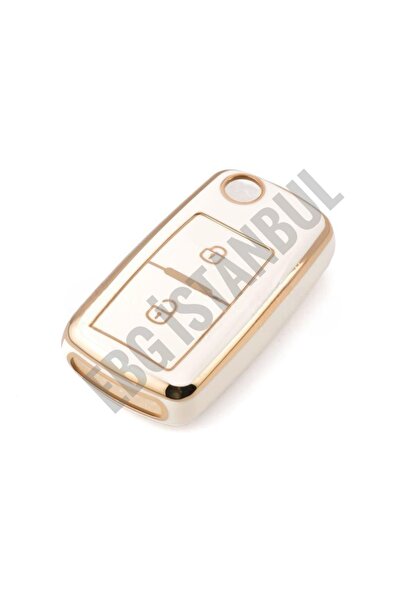 EBG İSTANBUL NANO KILIF Golf Polo Jetta Passat ANAHTAR (KILIFI) BEYAZ GOLD