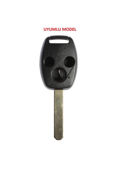 EBG İSTANBUL Honda Civic Fd6 Crv Accord 3 Button Nano Key Case White Gold Color