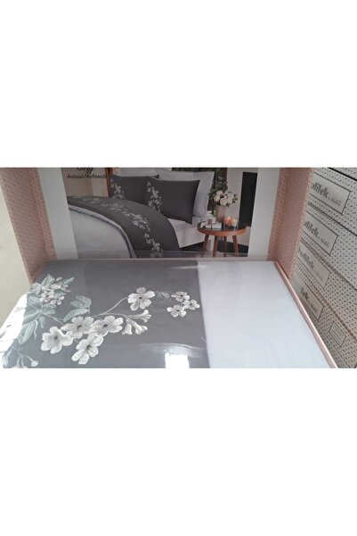 Özdilek ÖZDİLEK BOUTIQUE ANTRASİT  COZY ÇİFT KİŞİLİK NEVRESİM TAKIMI