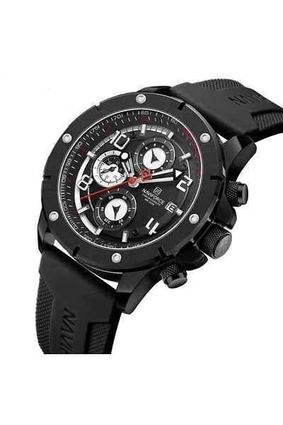 Naviforce Men's Wristwatch Function Silicone Cord 1916