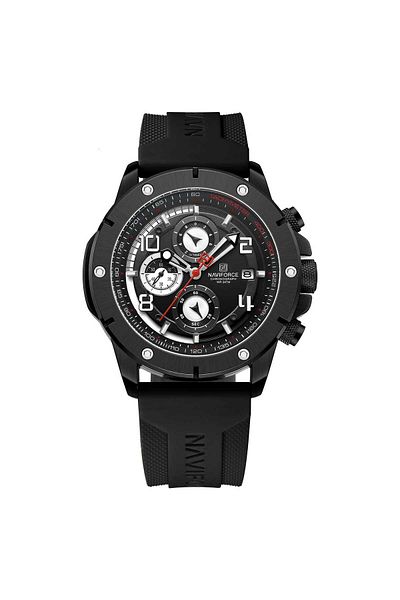 Naviforce Men's Wristwatch Function Silicone Cord 1916