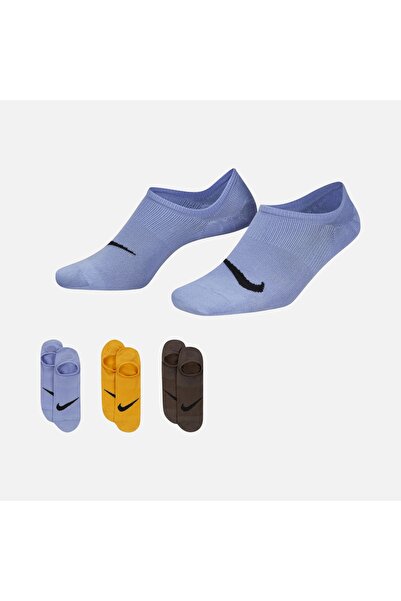 Nike Everyday Plus Lightweight Training Footie (3 çift) unisex Çorap