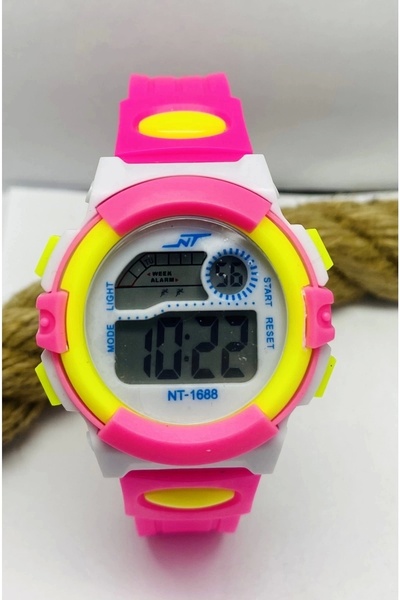 Şah Mat Hediyelik Pink Cord Girl's Wristwatch Şahmatjunior-135