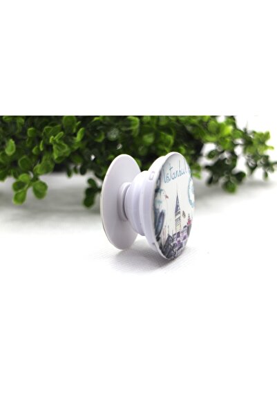 Tezcan Aksesuar Popsocket Telefon Tutacağı Desenli ve Baskılı Parmak Tutucu