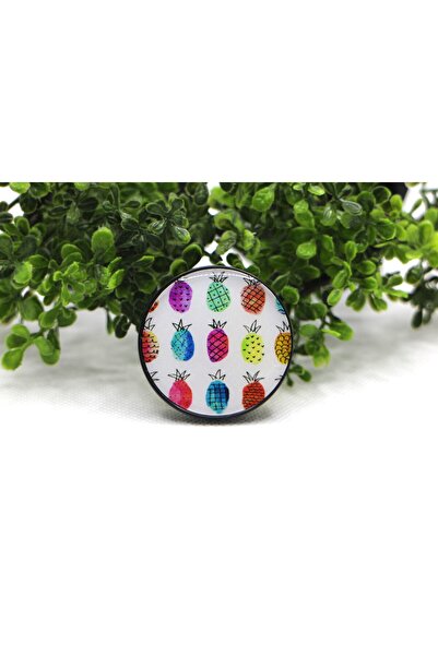 Tezcan Aksesuar Popsocket Telefon Tutacağı Desenli ve Baskılı Parmak Tutucu