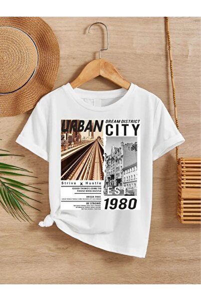 YUNAYT DEČJA MAJICA SA URBANIM GRADSKIM IZDRAVOM