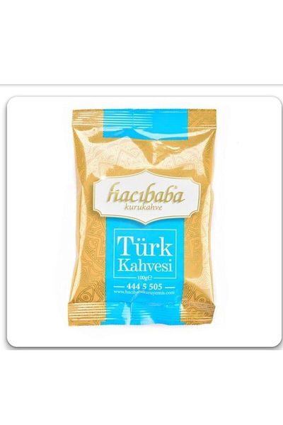 Hacıbaba Turkish Coffee Foil - 8 Pieces 100 gr Pilgrim Baba