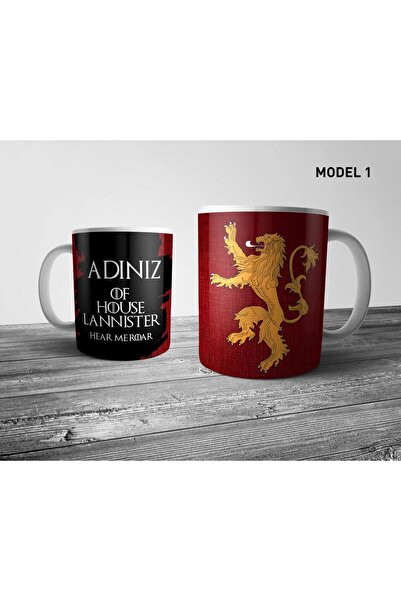 Pixxa Game of Thrones - House Lannister Kişiye Özel İsimli Kupa Bardak