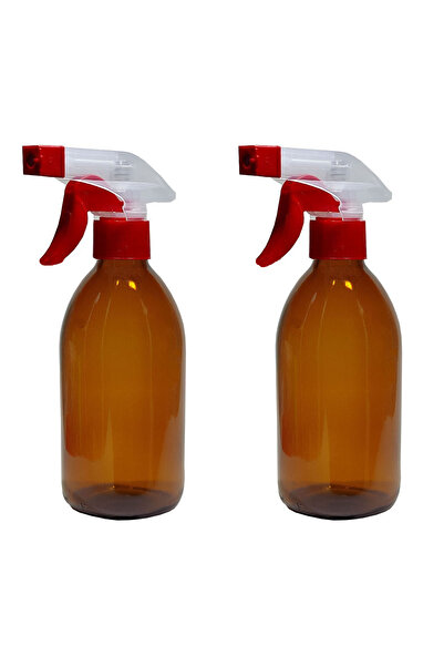 wellLine Pachet de 2 spumă de sticlă chihlimbar Producător de săpun Vasă, sti...