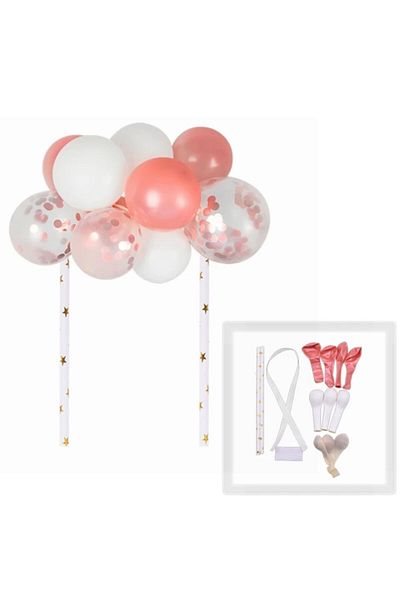 asöy Chrome Balloon Pastel Balloon Macaron Balloon Cake Decoration Cake Balloon