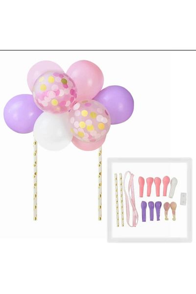 asöy Chrome Balloon Pastel Balloon Macaron Balloon Cake Decoration Cake Balloon