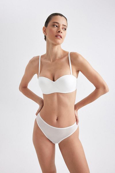 DeFacto Fall in Love Comfort gepolsterter trägerloser BH mit leerer Kappe B5981AX24SP