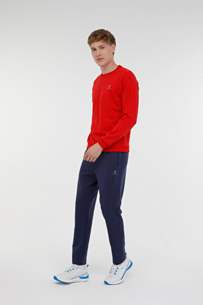 lumberjack M-SN75 BSC C NECK SW 3PR Red Men's Sweatshirt