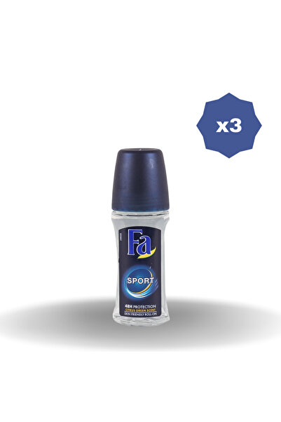 Fa SPORT ROLL-ON 50 ML X 3 ADET