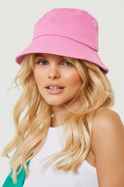 BAHELS Unisex Basic Baby Pink Pink Bucket Hat