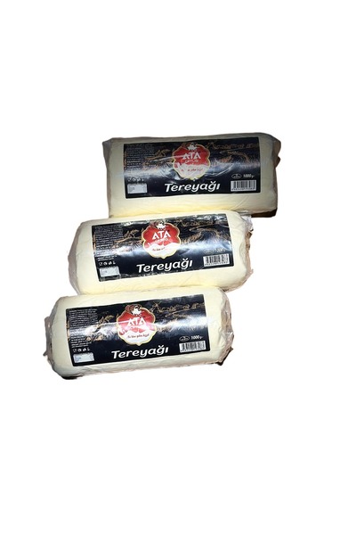 Ataçiftliği Tereyağ 3*1000gr. Hiçbir Katkı Maddesi Ve Koruyucu Içermez.