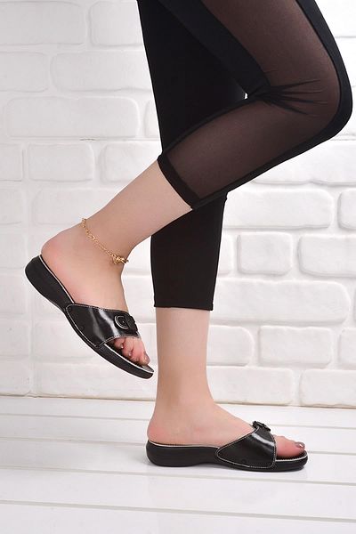 Ceyo 6500 Women's Minelli Daily Anatomical Slippers Black