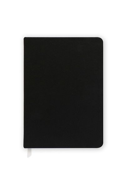 Chapters Vegan Leather Notebook - Black