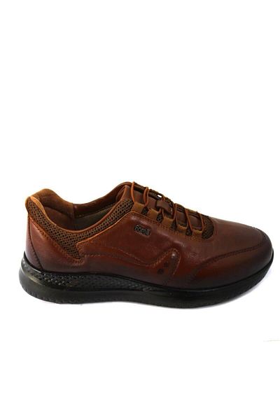 Forelli M47906 Ανδρικά Αθλητικά Παπούτσια Comfort από γνήσιο δέρμα Καφέ