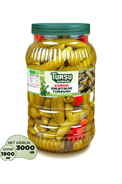 TURŞU DURAĞI Çubuk Salatalık Turşusu | 3 Kg