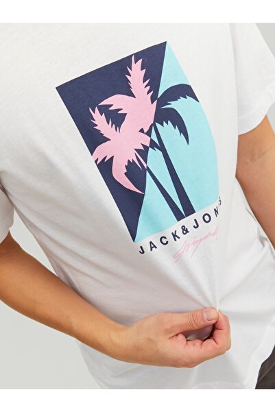 Jack & Jones Μπλουζάκι με στάμπα με λαιμόκοψη JACK JONES 12234214