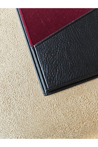 ankara menü Leather Account Holder Money Over Bill, Account Over Desk Holder (13.7x21.5)