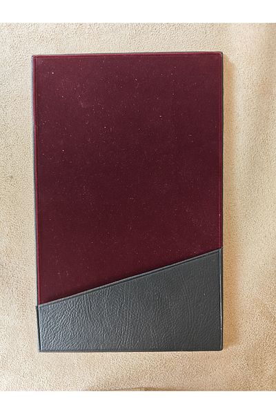 ankara menü Leather Account Holder Money Over Bill, Account Over Desk Holder (13.7x21.5)