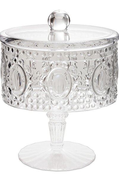 Baci Milano Baroque Rock Cake Mini Şekerlik Şeffaf