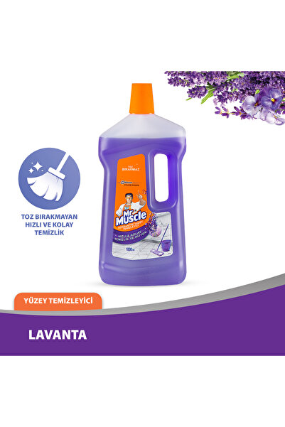 Mr. Muscle Konsantre Yüzey Temizleyici,  Lavanta, 1L