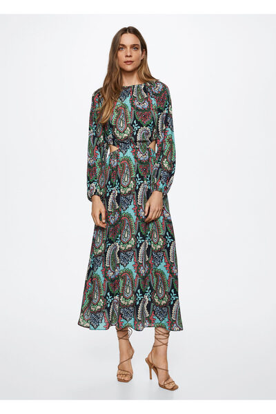 MANGO Rochie de damă verde 37027766