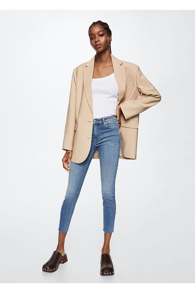 MANGO Woman Skinny Cropped Jeans