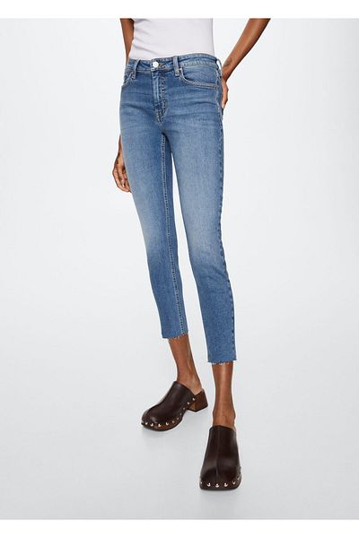 MANGO Woman Skinny Cropped Jeans